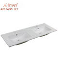 White Porcelain Bathroom  Double Vanity Basin